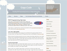 Tablet Screenshot of code.gogo.co.nz